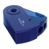 FABER-CASTELL 182701 Double Sharpener Sleeve, Assorted Red and Blue, No