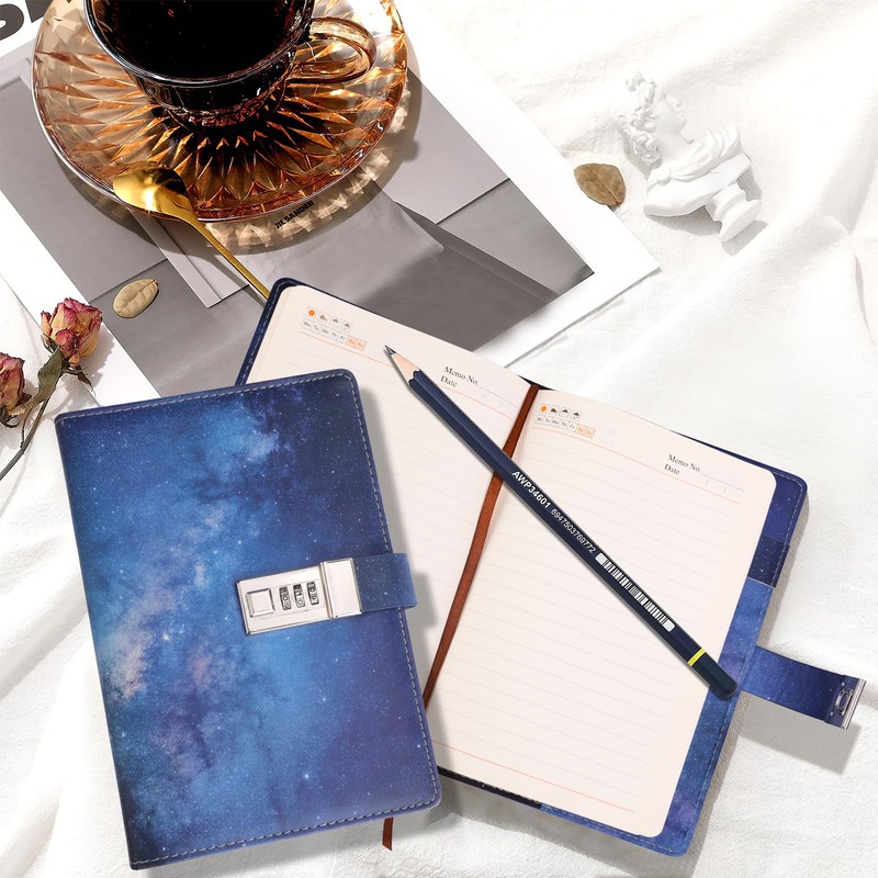 Diary with Lock for Girls Women,Journal Secret Diary with Combination