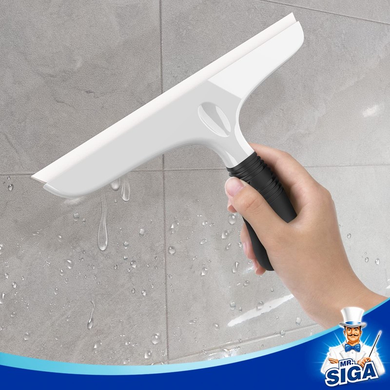 MR.SIGA Multi-Purpose Silicon Squeegee for Window, Glass, Shower Door, Car