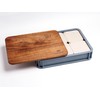 Babadoh Pizza Dough Trays & Walnut Board Set – Includes