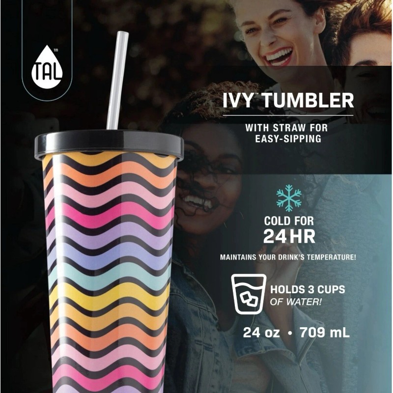 Tal Stainless Steel Tumbler Keeps Cold For Up To 24