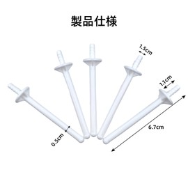 KKLM Nose Hair Wax Stick Wax Hair Removal Stick Disposable Hair Removal Rod Nose Hair Removal Tool Care Sneak Men Women Home Self White 100pcs