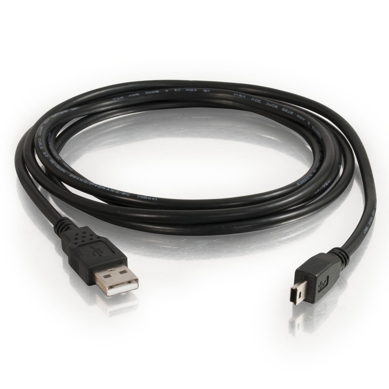C2G 27005 USB 2.0 A to Mini-B USB Cable, 6.56