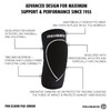 Rehband Children's Elbow Pads, 1 Piece or 1 Pair, Black,