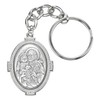 Needzo Saint Joseph Medal Keychain, Religious Key Ring Accessory, 4.5