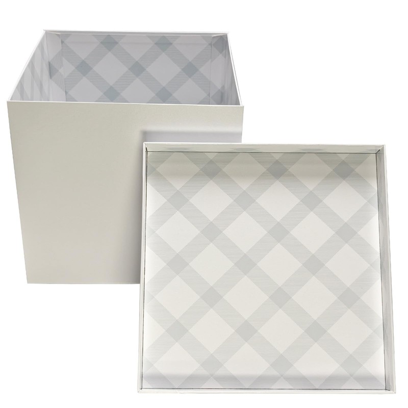 Tekhoho White Large Gift Box 28x28x26.5cm, Premium Present Box with