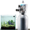 Stainless Steel Aquarium CO2 Bubble Regulator Electromagnetic Water Plants Cylinder