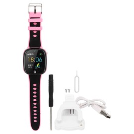 1.44inch Kids Smartwatch for Boys Girls Two Way Voice Call IP67 Waterproof SOS Alert Touch Screen Phone Watch Pink