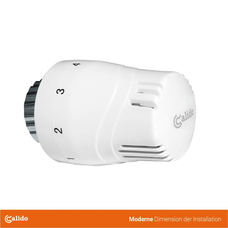 Calido Angle Thermostat Set Thermostat Head with M 30 x
