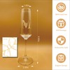 Monogrammed Champagne Flutes with Initials M,Birthday Glass Gift