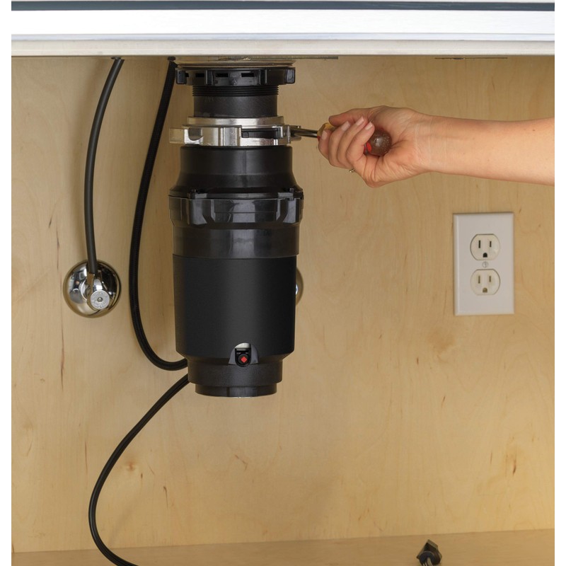 GE Disposall Continuous Feed 1/3 Horsepower Motor Garbage Disposer, Good
