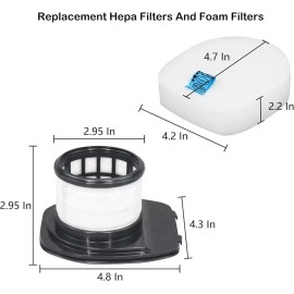 n/a Replacement Filter Compatible with Shark Pet Pro Cordless Stick Vacuum Fits