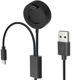 GYOKUYU [2 in 1 Charger] For Garmin Charge & Type C Charging Cable for ForeAthlete 165/255/745/955/945/245/Fenix 7/6/6X Pro/7/7S/7X/Instinct2, Venu2 Plus, Approach S60, S62, S70, Charging, Heavy Duty