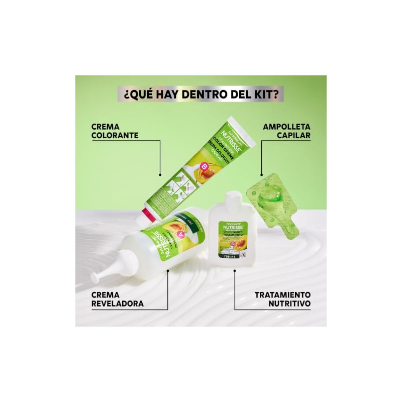 Kit Garnier Nutrisse Coloración Tono 30 Espresso + Retocador de
