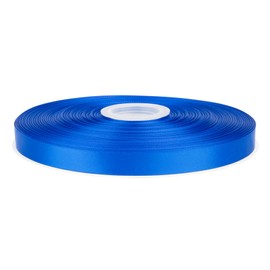 Fondersy 91 Meters Electric Blue Double Faced Satin Ribbon - 16mm Width for Wedding, Gift Wrapping, Floral Arrangement and Crafts