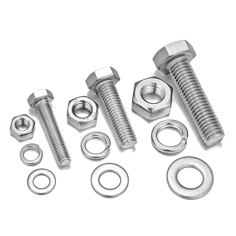 PGMJ 340 Pcs Hex Screw and Nut Set - M6/M8/M10