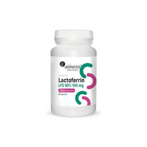 Lactoferrin 100 mg 60 Capsules Gastric Acid Resistant, Natural by
