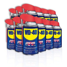 WD-40 Classic Product, Multi-Use Product, Smart Straw, 8 OZ [12-Pack]