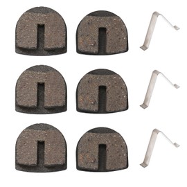KAMIER Rounded Front Rear Brake Pads Replacement for Razor MX650 MX500 SX500 Mcgrath Dirt Bike Electric 4 Wheeler ATV Dirt Quad 500 RSF650 Kids Motocross Scooter YK2 Flame Disc Brake Caliper Parts