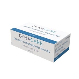 Disposable Gallant Prep Razor, Individually Foil-Packed, 50/bx