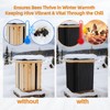 MLNSUNNY Winter Bee Hive Wrap,Fits 8 & 10 Frame Hives,Crafted