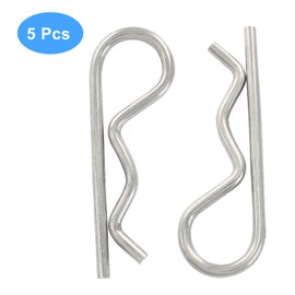 Seimneire 5 Pcs Stainless Steel M4 x 75 Heavy Duty Cotter Pins for Trailer Mower Truck