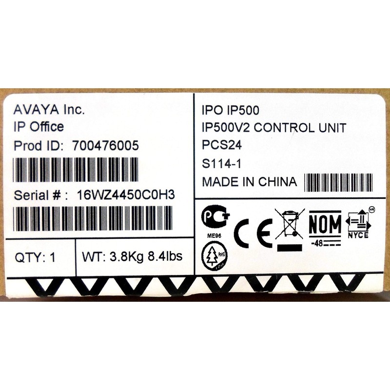 Avaya IP500 V2 Control Unit (700476005) (Renewed)