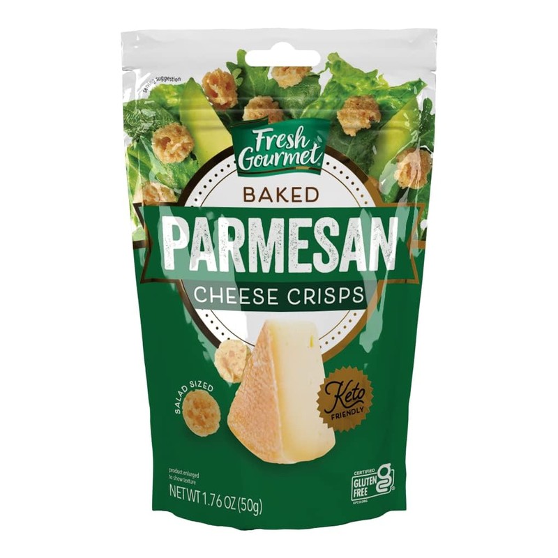 Fresh Gourmet Parmesan Cheese Crisps 1.76 Ounce (Pack of 2)