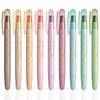 WEMATE Bible Highlighters No Bleed, 9PCS Assorted Colors Gel Highlighters