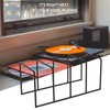 Hcskoss Metal Vinyl Record Display Shelf Turntable Storage Shelf Exhibit