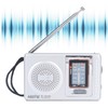 AM FM Radio Battery Power Supply Waterproof Plastic Material Portable