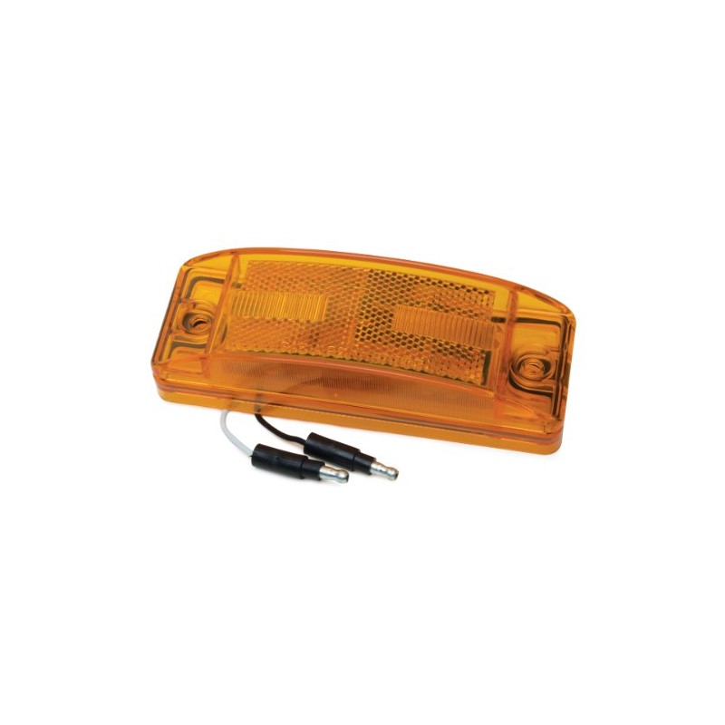 RoadPro RP-1284A Amber 6" x 2" 8 LED Marker Light
