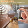 6 Pieces Valance Clips for Blinds,3.25 Inch Window Blinds Hidden