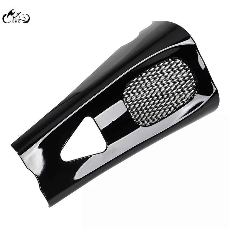 Unbranded Vivid Black Motor Chin Spoiler For Harley Touring Road