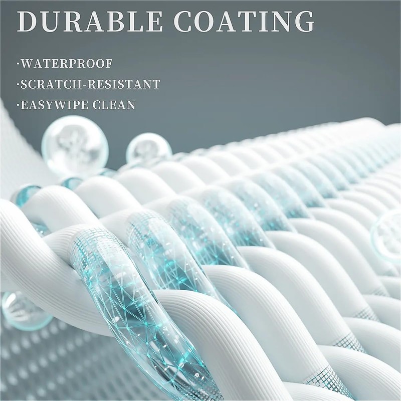 Outdoor Runde Tischdecke mit Gummizug Ø 60"(150cm) - Elastisch Garten