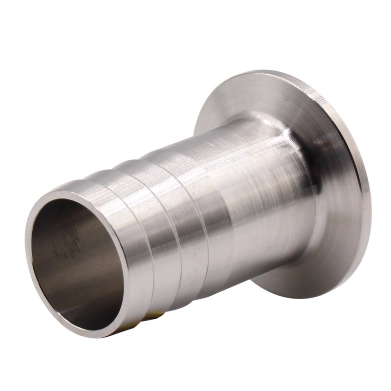 DERNORD 1.5" Tri Clamp to 1.25" Hose Barbed Adapter SUS304
