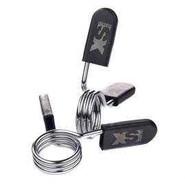 XS Sports 25mm / 1" Spring Weight Collars Dumbbell Barbell Clamps Quick Release Gym Fitness Bar (25mm Standard)