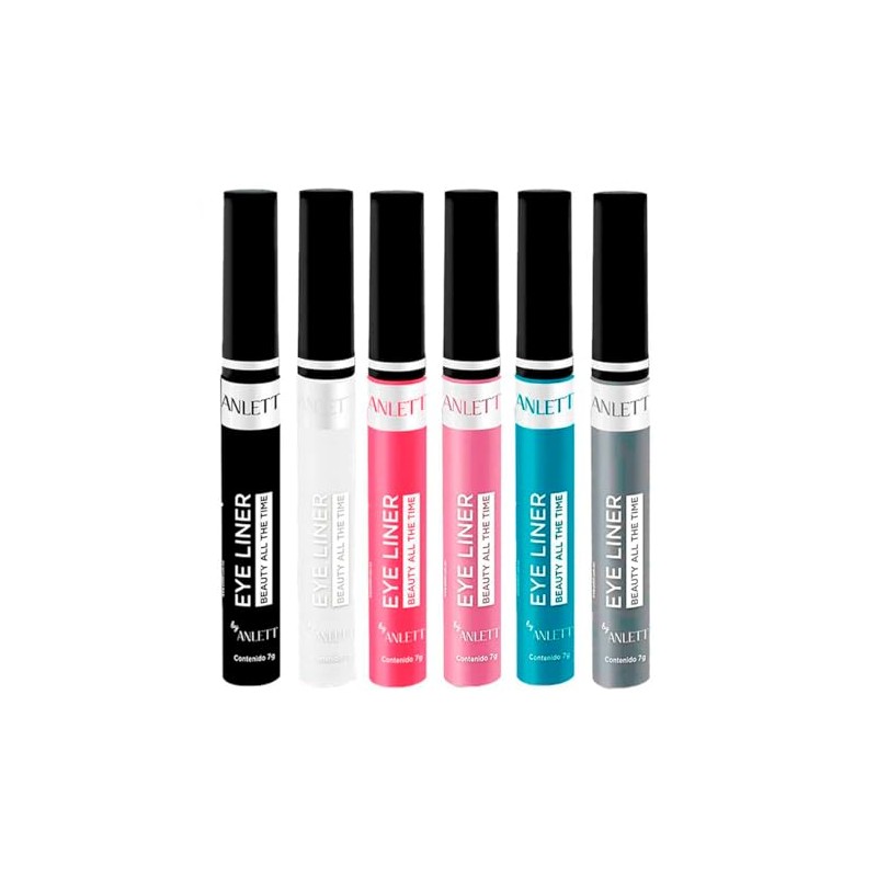 Kit delineador Anlett con 6 piezas #2 multicolor cont. Por