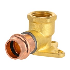 EFIELD 1/2" Copper Press Fit x 1/2" Female NPT Drop Ear 90-Degree Elbow Plumbing Fittings, LBP Design (1),(PRESS019-1PCS)