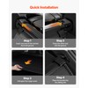 VEVOR Cargo Cover for 2019-2024 2025 Toyota RAV4 Accessories, Carbon