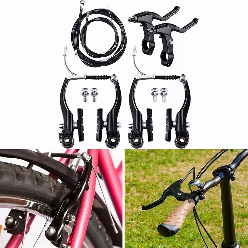 Bike Front Rear V Brake Set Aluminum Alloy Mountain Road