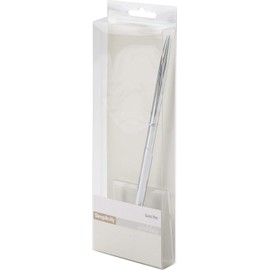 Simplicity 81187-SU Silver Guest Sign In Pen with Pen Stand Set, 2pcs, Black Ink