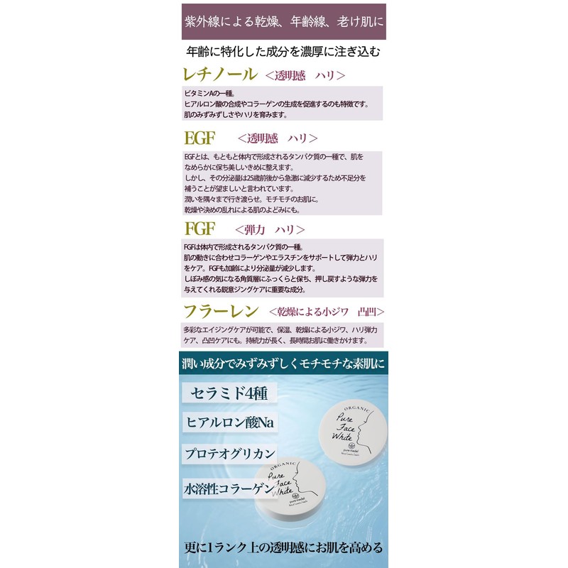 SimWhite 377 Retinol Niacinamide Vitamin C Derivative Fullerene EGF FGF
