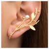 Links Gold Sterling Silver Elf Ear Cuff, Statement Earring, Wedding