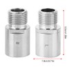 1 Pair Steel Bike Pedal Extenders Bicycle Pedal Spacers for