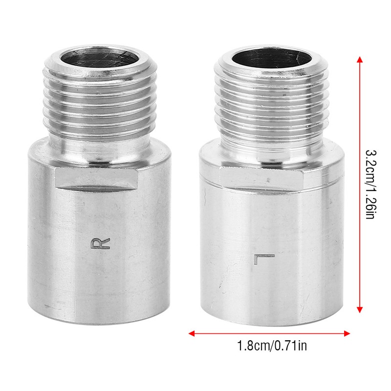 1 Pair Steel Bike Pedal Extenders Bicycle Pedal Spacers for