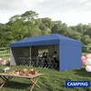 10x20ft Heavy Duty Pop Up Canopy Tent with Removable Sidewalls