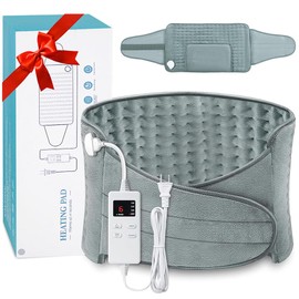 Almohadilla Térmica,Manta Termica con Correa Adjustable,Compresa Caliente Electrica con 6 Niveles de Temperatura,Manta Electrica Ultra Suave para Alivio de Dolores,Lavable,Regalo de Día de La Madre