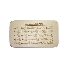 Breakfast Board 'ABC Alphabet' 22x12 cm – Back To School
