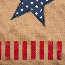 DII CAMZ11157 100% Jute/Burlap Fourth of July Placemat for Independence Day, Dinner Parties, Summer & Outdoor Picnics, 4th